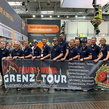 Vielen Dank für euren Besuch bei uns am Stand @feuerwehr_grenztour 💪🏻 
Wir sind stolz, so ein wichtiges Projekt unterstützt zu haben und haben uns sehr gefreut, alle noch mal persönlich zu sehen! 👍🏻 
#feuerwehrgrenztour #aktivgegenkrebs #deutschekrebshilfe  #teamlhd