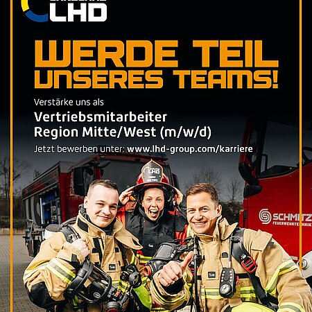 Du liebst den direkten Kontakt mit Menschen und hast Freude daran, Kunden zu beraten?

Dann bewirb dich jetzt als LHD Vertriebsmitarbeiter/in für die Region Mitte/West Deutschland.

Mehr dazu unter www.lhd-group.com/karriere.

#jobsuche #vertrieb #feuerwehr #schutzausrüstung