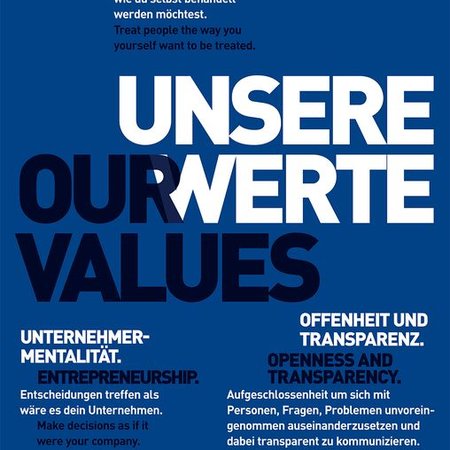 Unsere Werte: 

Respekt. Behandele Menschen, wie du selbst behandelt werden möchtest.

Offenheit und Transparenz. Aufgeschlossenheit um sich mit Personen, Fragen, Problemen unvoreingenommen auseinanderzusetzen und dabei transparent zu kommunizieren.

Unternehmermentalität. Entscheidungen treffen als wäre es dein Unternehmen.

#lhdwerte #lhdgroup #lhdfire #lhdcof