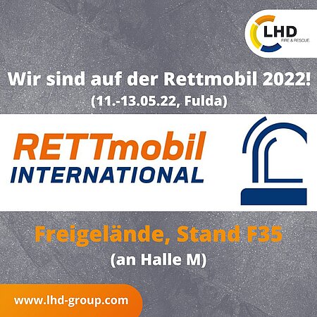 Wir sind für euch dieses Jahr auch auf der Rettmobil wieder vor Ort! Wir freuen uns auf euren Besuch!👌
#rettmobil2022 #teamlhd #messefulda