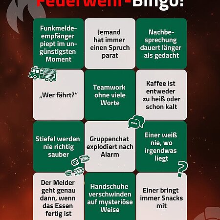 Wie viele Felder hast du dieses Jahr schon? 😅
Und viel wichtiger: Welches Feld würde auf deinem Bingo-Board fehlen?

#lhd #feuerwehr #bingo #freiwilligefeuerwehr #berufsfeuerwehr