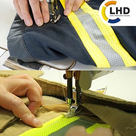 Auch für Reparaturen wird bei unseren LHD CARE Service System gesorgt. ☝️ 
Bei vorhandenen Schäden, die bei der Sichtprüfung auffallen, werden die Schutzanzüge in unserer Schneiderei fachgerecht behandelt. Somit garantieren wir eine stetige Kontrolle und Schadensbehebung der Schutzausrüstung. 💪 
#lhdcare #lhdservice #reparatur #schutzausrüstung