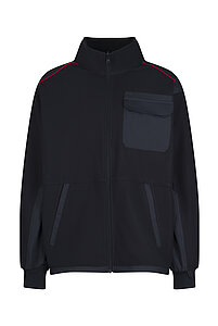 Fleece jacket Comfort red braid