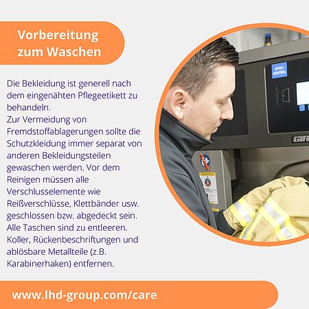 - LHD CARE Empfehlung Part 1 -
Für einen langen Erhalt der Schutzkleidung ist auch die richtige Pflege entscheidend. 
Wir wollen euch die wichtigsten Punkte unserer Pflegeanleitung noch einmal zusammenfassen. 
#lhdcare #pflegepsa #lhdservice
